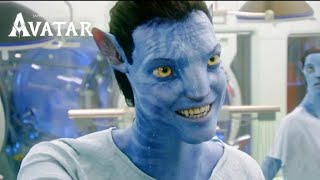 Jake wakes up in his Avatar body | AVATAR movie scene