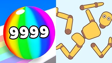 Numbers Ball Blend Challenge vs Ragdoll Break All Levels Gameplay Android, iOS P49