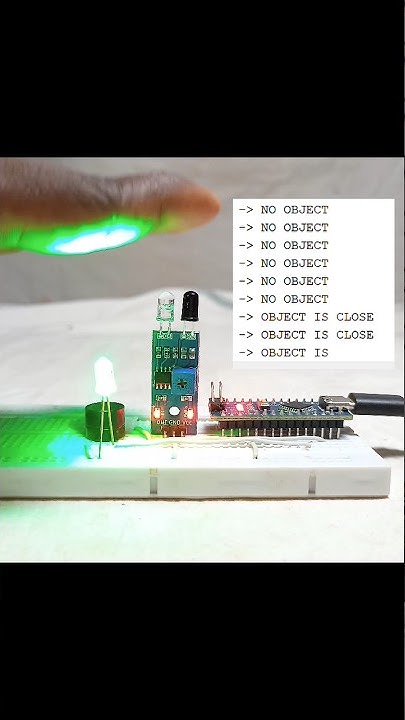 IR sensor || object detection using IR sensor||arduino nano project ...