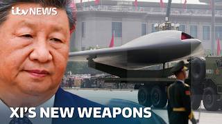 Download Lagu China's new weapons showcased in huge Beijing military parade | ITV News MP3 Download Lagu China's new weapons showcased in huge Beijing military parade | ITV News MP3