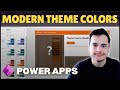 Visualize and Use Modern Theme Colors in Power Apps – Power Apps Design Tutorial