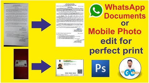 HOW TO GET PERFECT PRINT FROM  WHATSAPP PHOTO | PHOTOSHOP | EDIT | HINDI