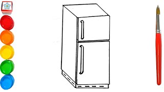 Khám Phá Hơn 71 Tranh Vẽ Tủ Lạnh Tuyệt Vời Nhất - Thtantai2.Edu.Vn