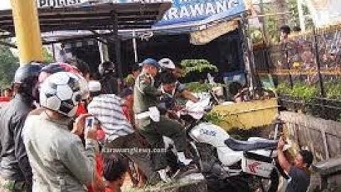 KAPOLRES KARAWANG   AKBP HENDY KURNIAWAN mau gulung KOPASSUS DAN MARINIR