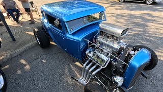 One bad 30 Ford blown  chopped chromed, ready to tear up the street #hotrod #ford #classiccar