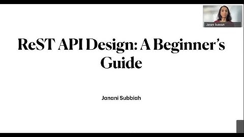 ReST API Design: A beginner