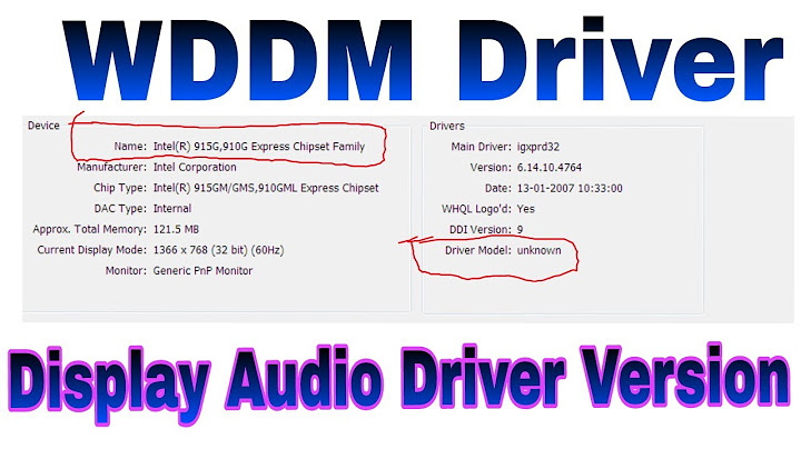 Wddm compatible driver for windows 7 64 bit download