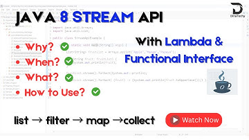 Java 8 Features Explained | Lambda, Stream API, Functional Interfaces & More | Tamil | DinaTechy