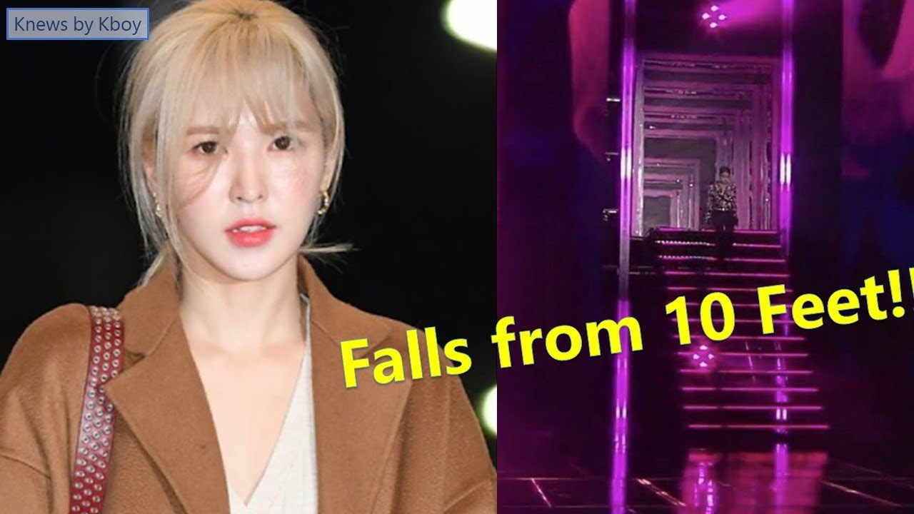 Redvelvet Wendy Falls 10 Feet During Rehearsal Of Sbs K Pop Awards But Bts Knew Youtube