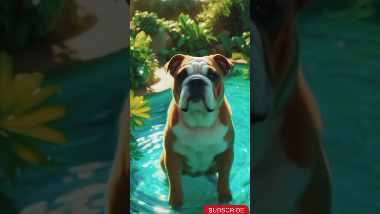 🤣 Laugh Out Loud! Dog Plays Wild in the Pool 🐶💦