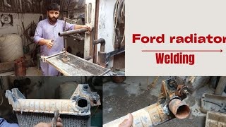 Ford radiator Plastic tanki repairing and washing #youtubeshorts#skills#viral   @Prince Radiator