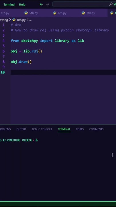 RDJ Drawing using python | Hiple Learning | #programming #subscribe # ...
