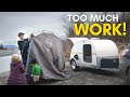 Confession...Teardrop Camping is Work! Our Step by Step Camp Setup