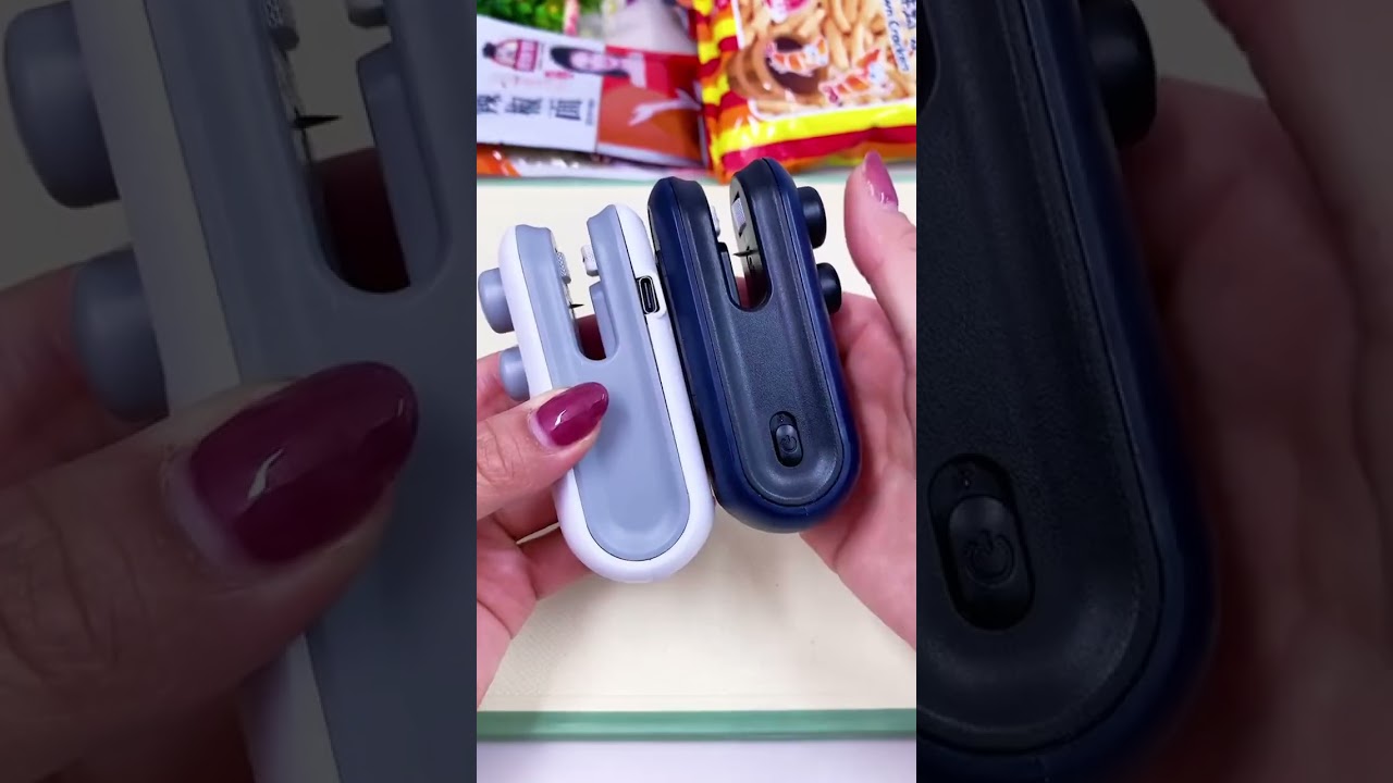 Magnetic multifunctional household sealing clip, which can both open and seal bags 
