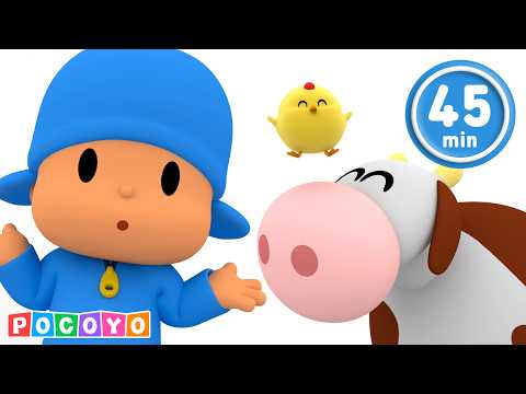 🐮 O que é uma vaca? Aprenda sobre os animais com Pocoyo! | Pocoyo 🇧🇷 Português Brasil