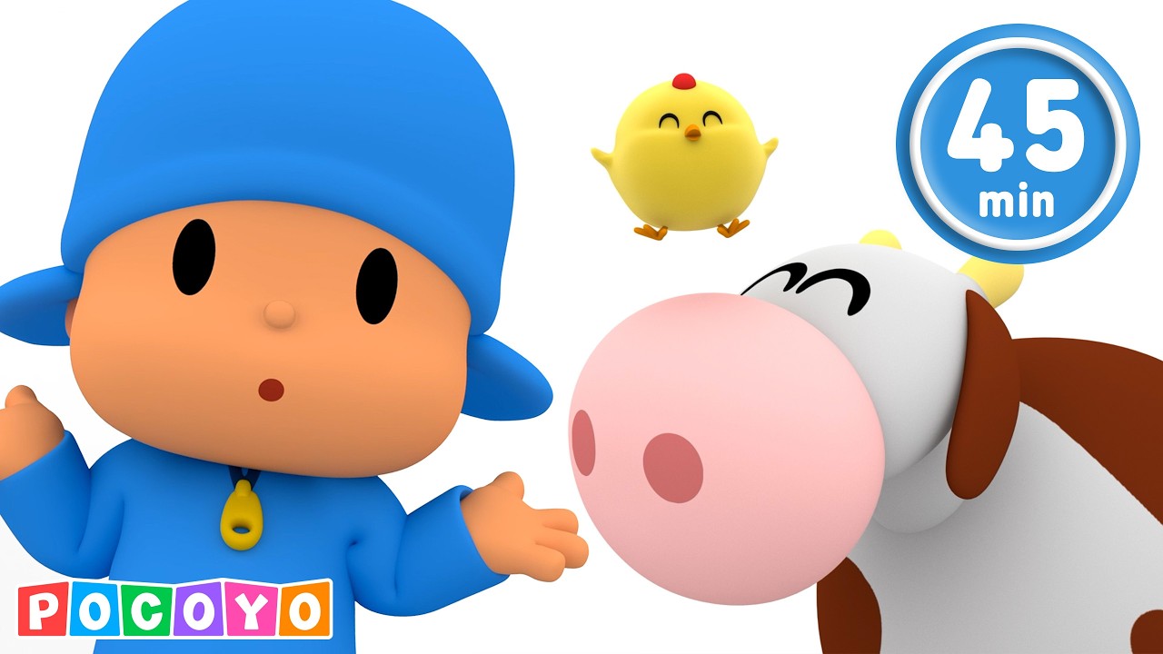 🐮 O que é uma vaca? Aprenda sobre os animais com Pocoyo! | Pocoyo 🇧🇷 Português Brasil