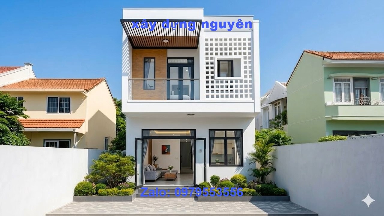 Mẫu Nhà Ống 2 Tầng Diện Tích 5x18m Thiết Kế 3 Phòng Ngủ #nha2tang