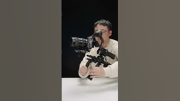 A shoulder-mounted rig with a stabilizer makes your shot even smoother!