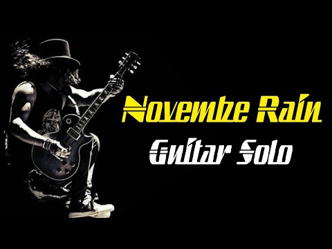 Guns N' Roses - November Rain Solo Backing Track