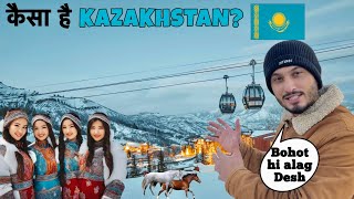 First Impression of Kazakhstan🇰🇿 | Snow village life of Kazakhstan 🇰🇿