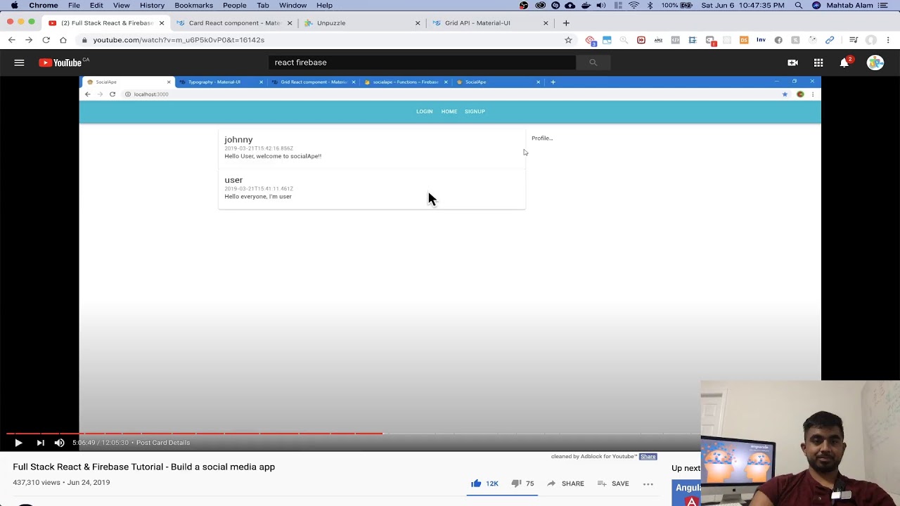 Puzzle Piece 13 - Continue Working On The Front End (React.js) - YouTube