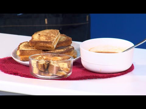 Perfect Pairing of Homemade Tomato Soup for National Grilled Cheese Month!