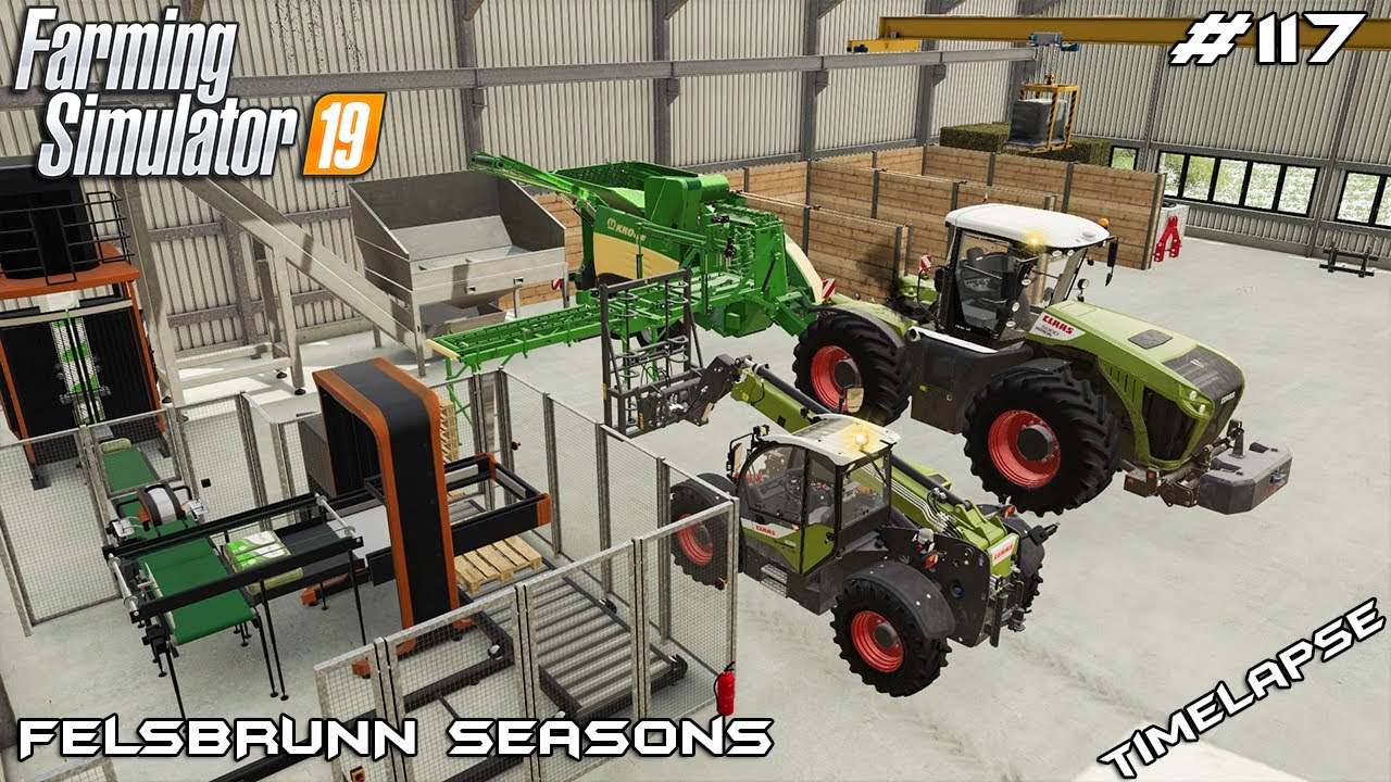 Making hay pellets & seed bags | Animals on Felsbrunn Seasons | Farming Simulator 19 | Episode 117