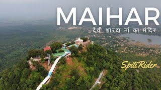 Maihar Devi Sharda Temple| MAIHAR drone video| l4k video of maihar (madhya pradesh) #travel