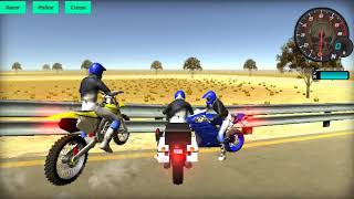 3D Moto Simulator HD Game-Play Online Games POKI.COM screenshot 5
