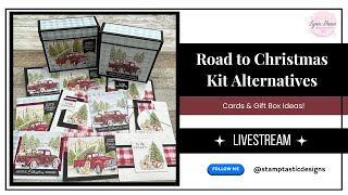 Road to Christmas Kit Alternatives | Card and Gift Box Designs