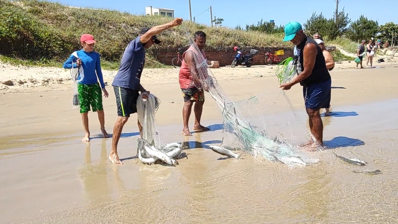 PODEROSA! PESCA DE TARRAFAS, 08-02-23, manhã, BARRA DE TRAMANDAÍ, PARECIA QUE NÃO, MAS DEPOIS...