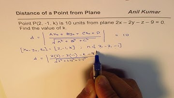 A point is 10 units from Origin Find position Vector from  scalar product form