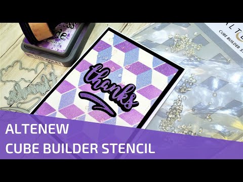 WOW Results with Altenew Cube Builder Stencil