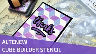 WOW Results with Altenew Cube Builder Stencil