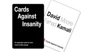 Cards Against Insanity unofficial expansion of cards against humanity