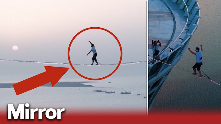 Daredevil Jaan Roose sets record for world's longest slackline walk