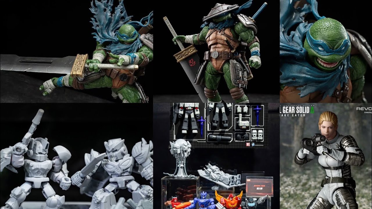 New TMNT Leonardo Ninja version Heatboys Metal Gear The Boss