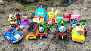 Toys Paw Patrol, Tayo the little bus, Robocar poli, Thomas and friends, Mcqueen, Tayo, Roy, Amber