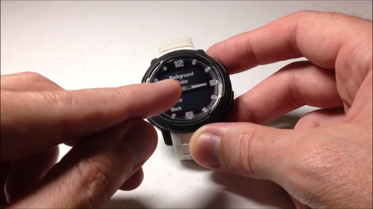 Garmin Instinct Crossover Activity Settings (Overview) YouTube