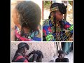 Chebe application on type 4 hair