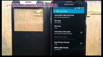 Samsung Galaxy S5 : How to set date and time manually (Android Phone)