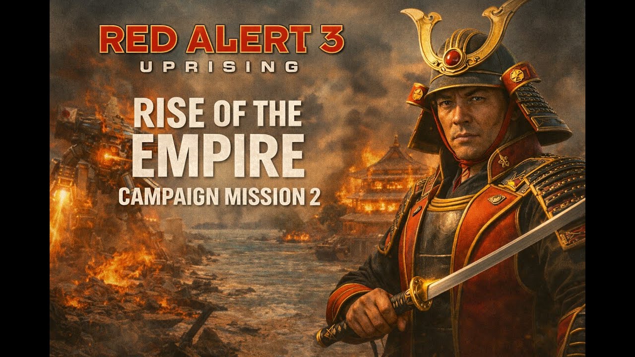 C&C | Red Alert 3 | Uprising DLC| Empire of the Rising Sun | Campaign Mission 2