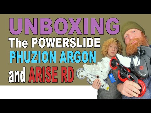 Unboxing Powerslide Phuzion Argon Cloud and Powerslide Arise RD Inline Skates