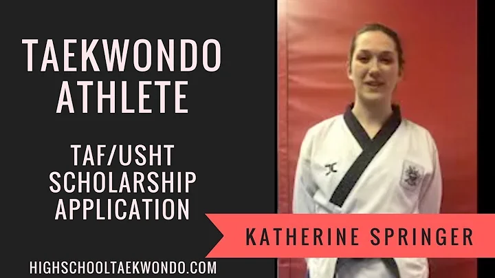 Katherine Springer High School Taekwondo Athlete