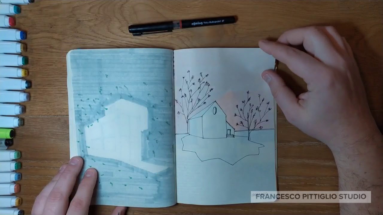 MY DAILY SKETCHBOOK #1 - YouTube