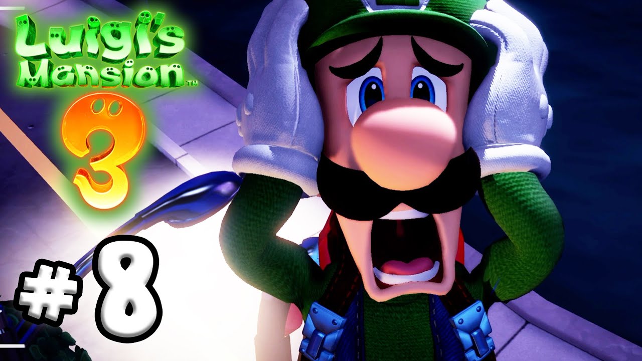 Luigi's Movie! 8F Paranormal Productions! - Luigi's Mansion 3 Gameplay  Walkthrough Part 8 