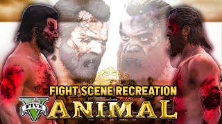 FIGHT SCENE RECREATION - ANIMAL X GTA 5 || RANBIR AS MICHAEL Vs BOBBY AS TREVOR || XeLRant