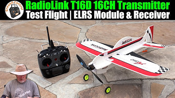 Test Flight Using the ELRS Module & RX | Radiolink T16D 16CH Transmitter