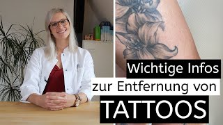 Tattoo-Entfernung- eine Ärztin klärt auf | Laserentfernung | Ablauf | Wichtige Infos