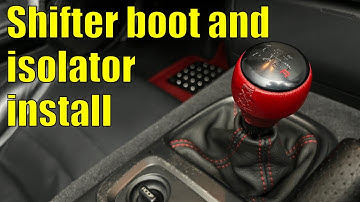 Honda S2000 AP1 shifter boot and isolator install